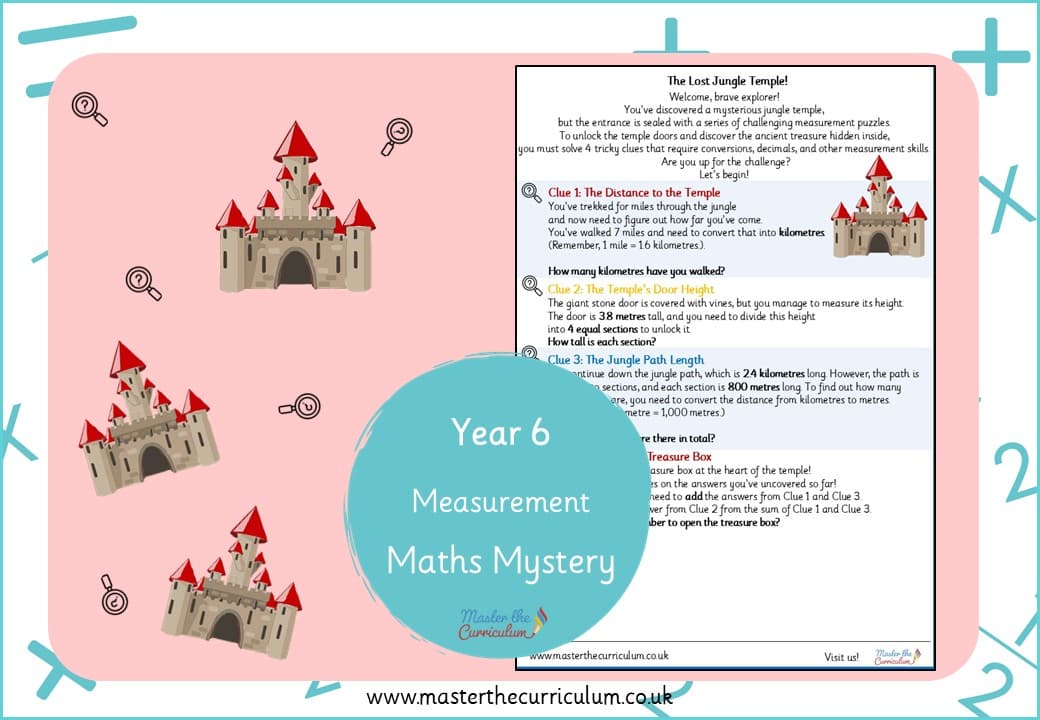 Cover of Measurement – Maths Mystery!