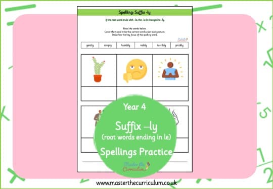 Cover of -ly Spelling Practice (root words ending in le)