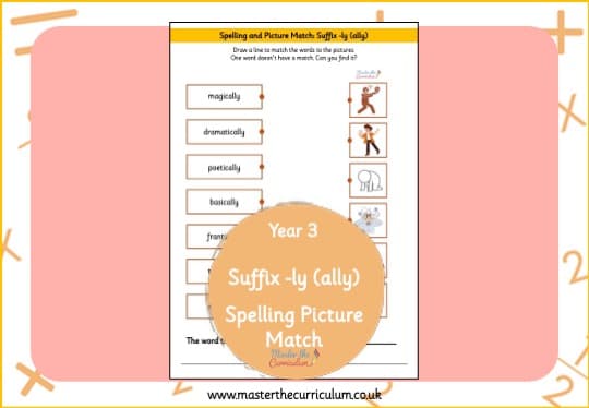 Cover of -ly Spelling and Picture Match (ally)