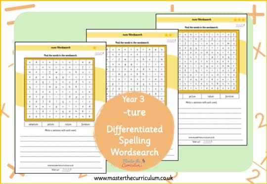 Cover of ture – Spelling Wordsearch