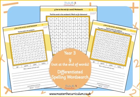 Cover of y – Spelling Wordsearch