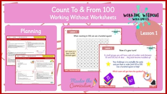 Cover of L1 Summer Count To and Across 100 From Any Number