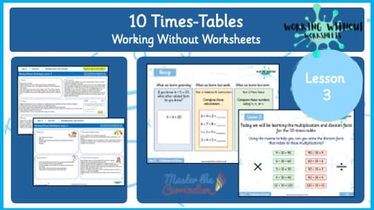 Cover of L3 – WWW – Y2 Multiplication & Division Facts 10 Times Tables