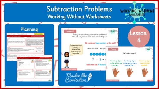 Cover of L4 – WWW – Y1 Subtraction Problems