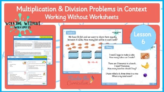 Cover of L6 –Solve Multiplication & Division Problems in Context