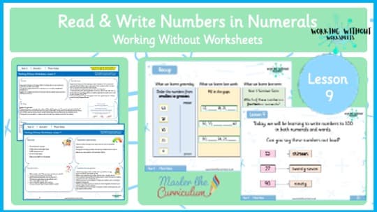 Cover of L9 – WWW – Y2 Read and Write Numbers