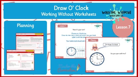 Cover of L7 Draw Hands on a Clock (O’Clock)