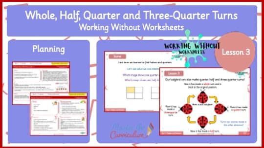 Cover of L3 Whole, Half, Quarter and Three Quarter Turns