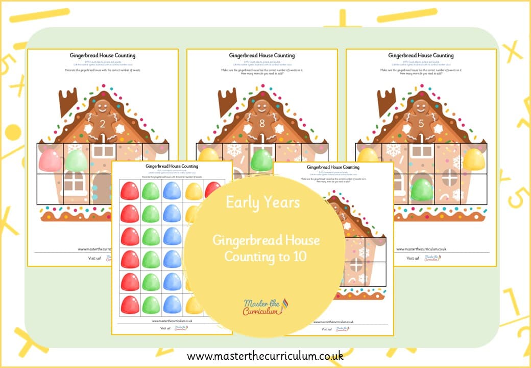 Cover of Gingerbread House Counting to 10