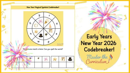 Cover of EYFS New Year Codebreaker