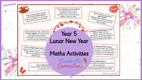 Cover of Lunar New Year Maths Ideas