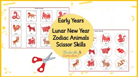 Cover of Zodiac Animals Scissor Skills