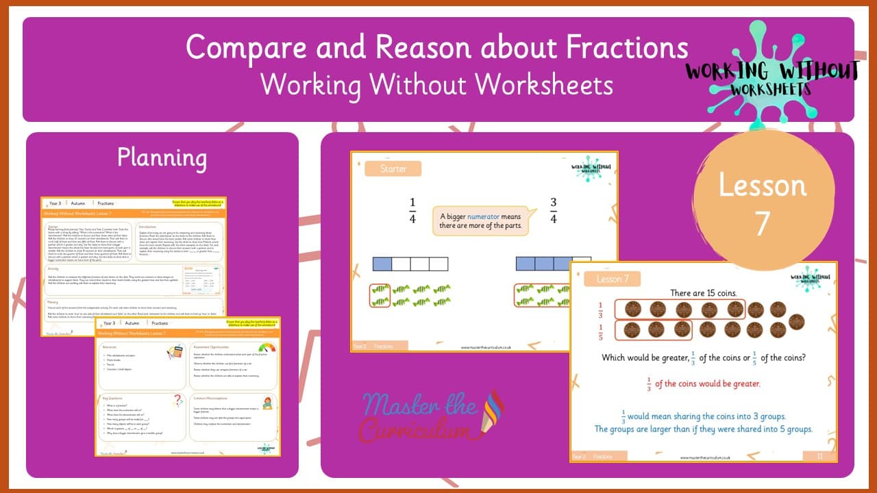 Cover of L7 Compare and Reason about Fractions of a Set