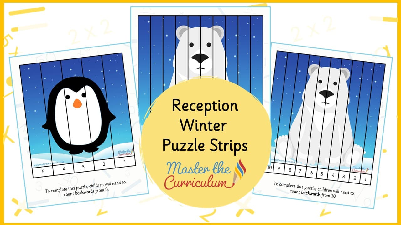 Cover of Winter Puzzle Strips – Reception