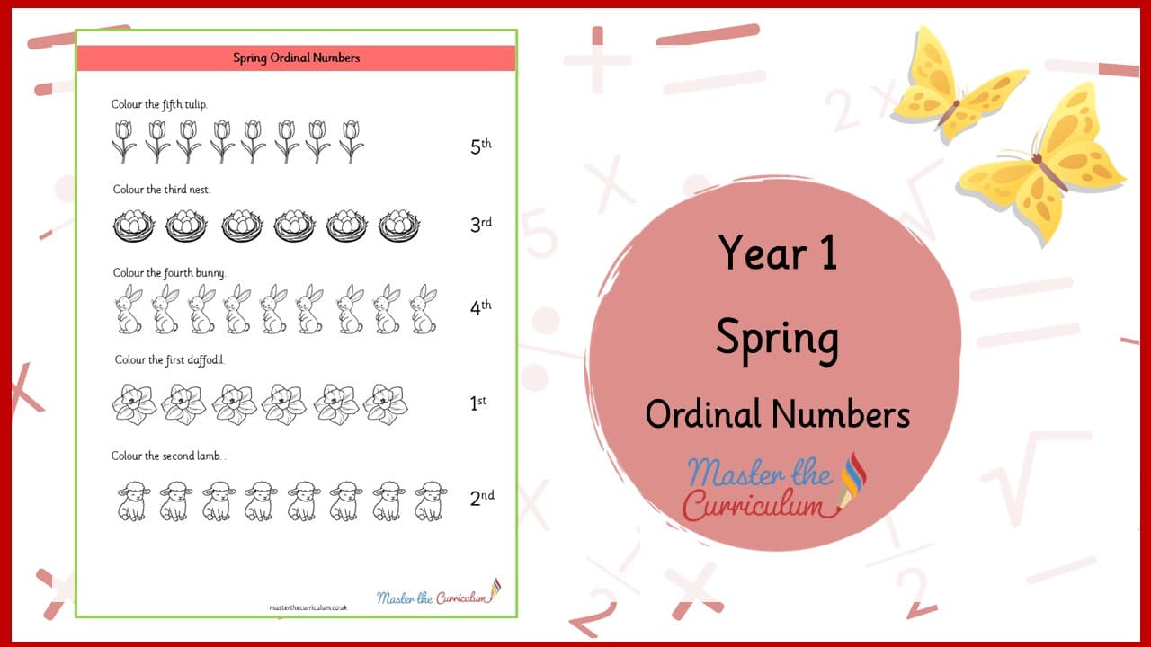 Cover of Spring Ordinal Numbers