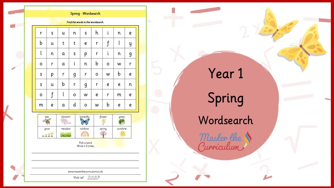 Cover of Spring Wordsearch