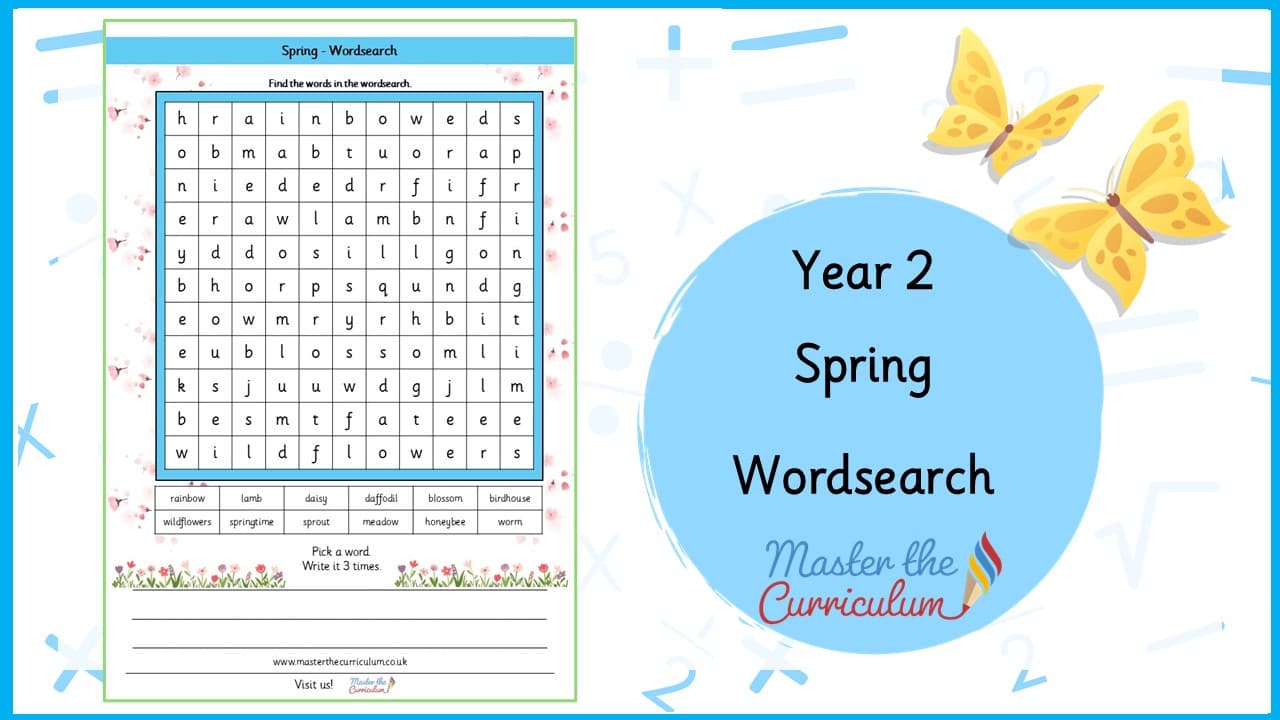 Cover of Spring Wordsearch