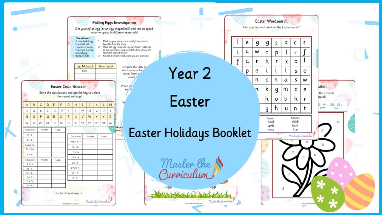 Cover of Easter Holidays Booklet