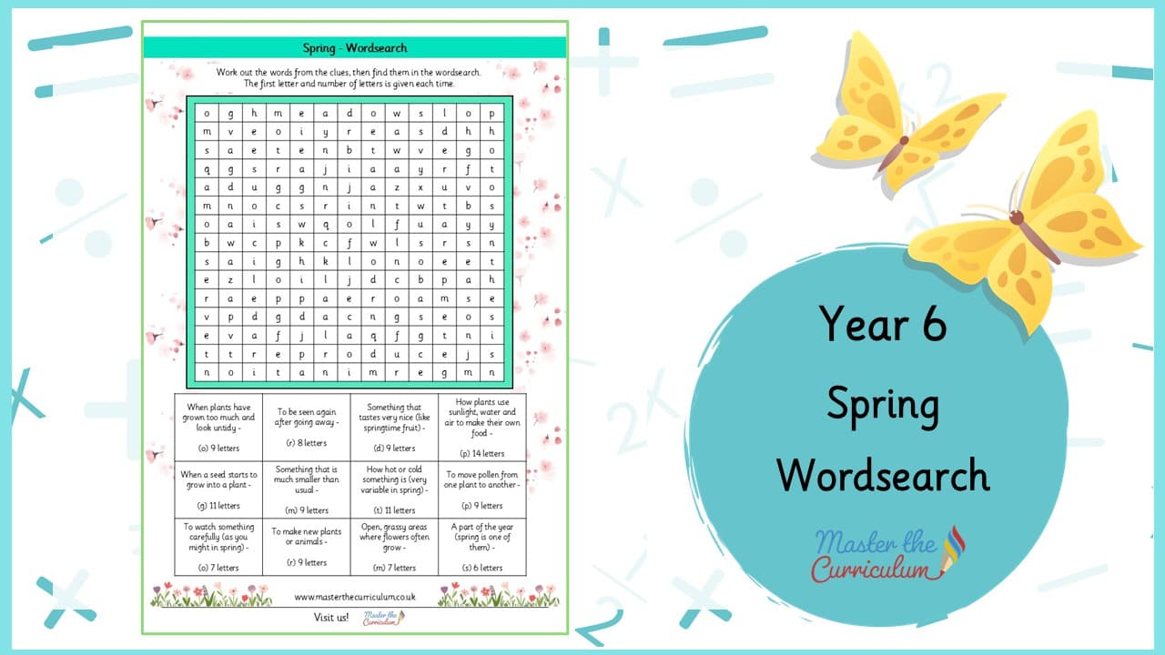 Cover of Spring Wordsearch
