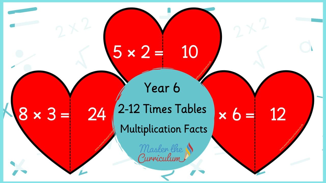 Cover of Times-Tables Hearts