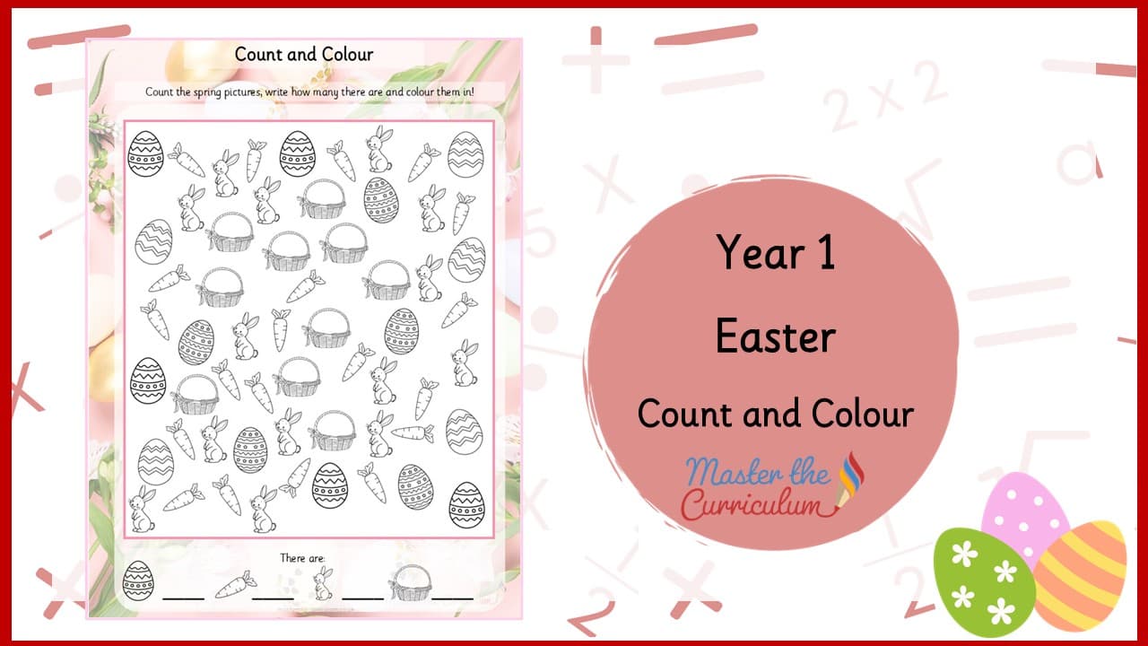 Cover of Easter Count and Colour