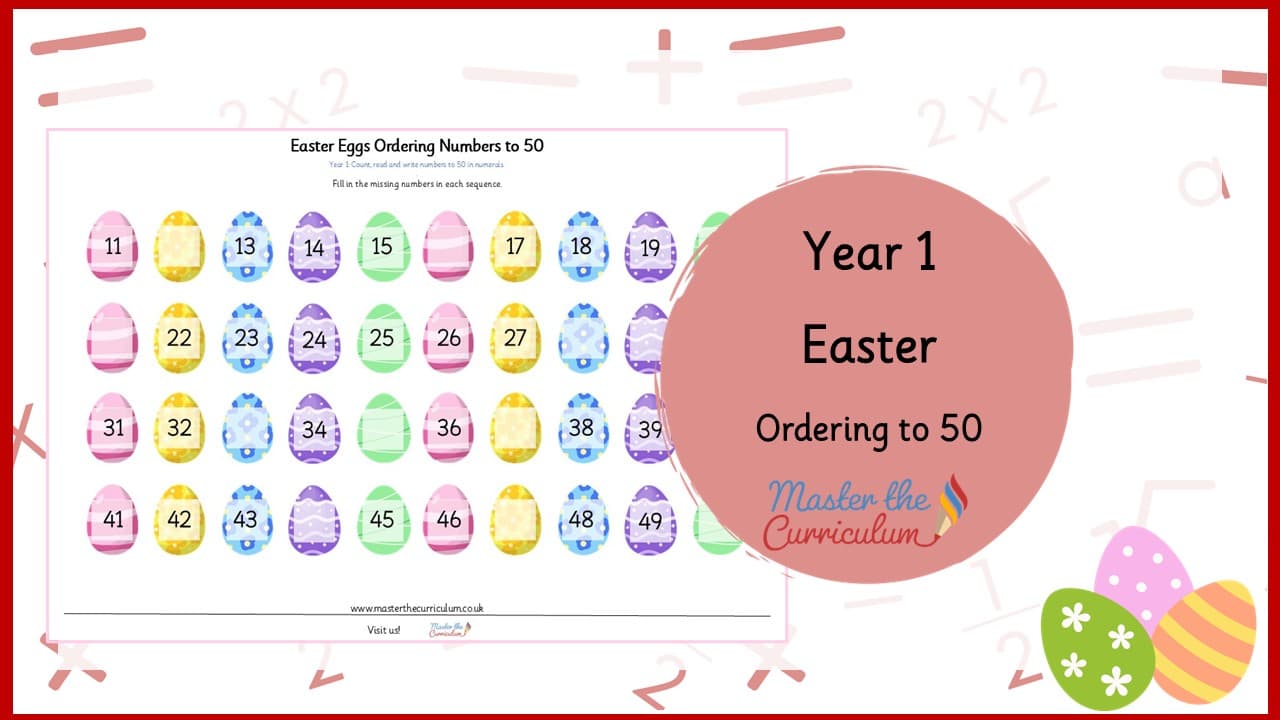Cover of Easter Ordering to 50