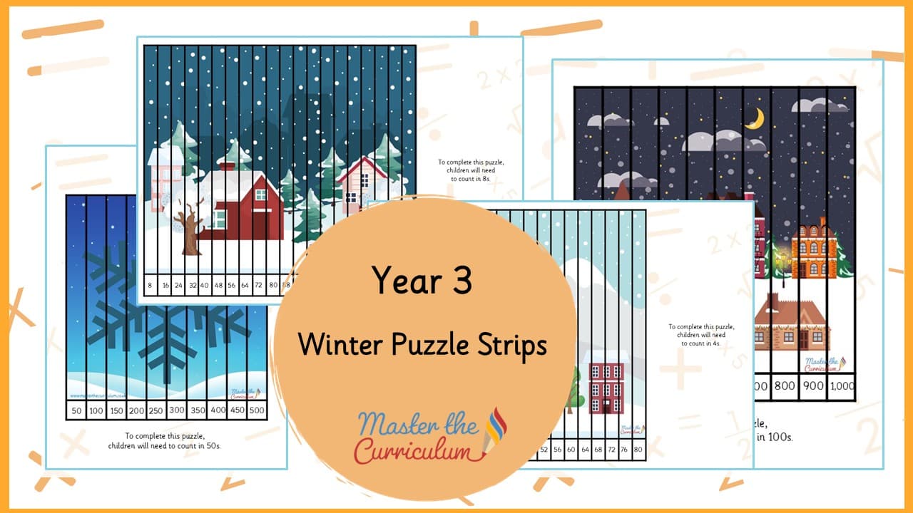 Cover of Winter Puzzle Strips