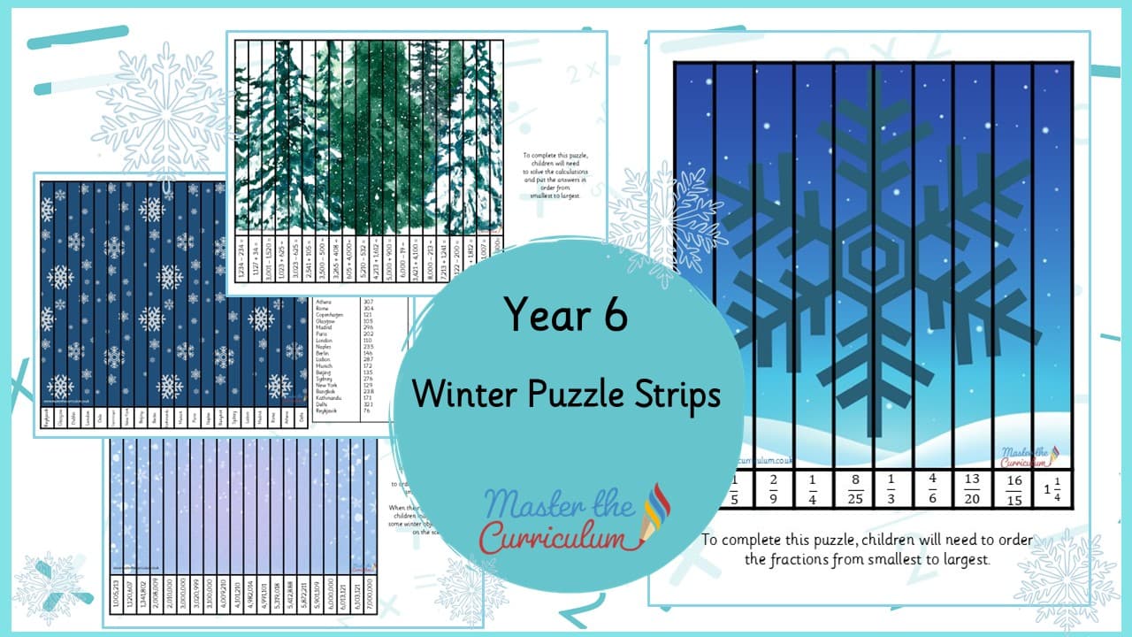 Cover of Winter Puzzle Strips