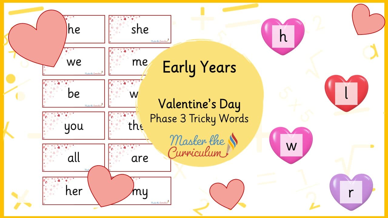 Cover of Valentine’s Phase 3 Tricky Words