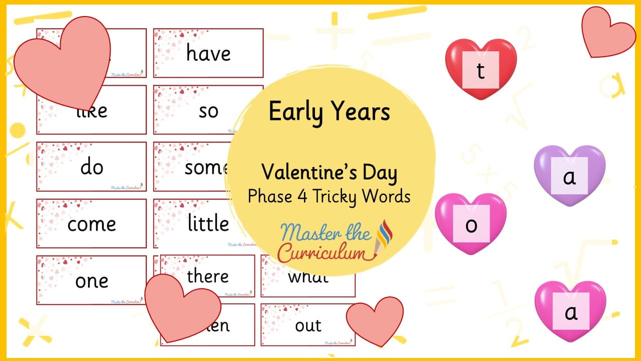 Cover of Valentine’s Phase 4 Tricky Words