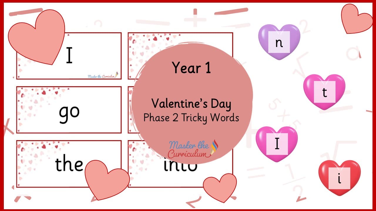 Cover of Valentine’s Phase 2 Tricky Words