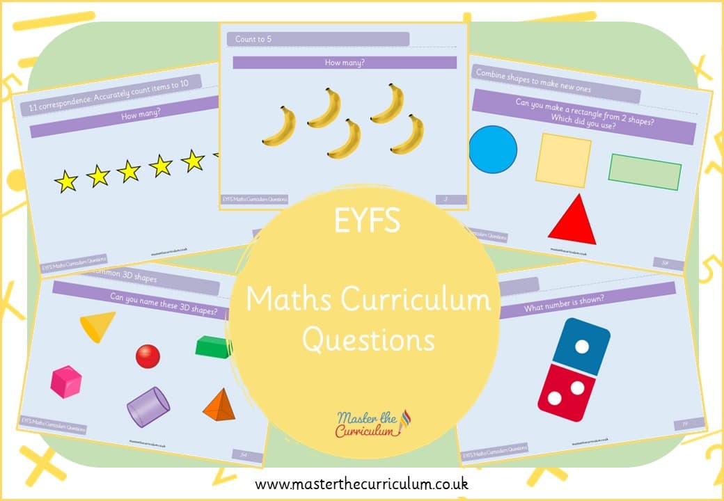 Cover of EYFS Maths Curriculum Questions