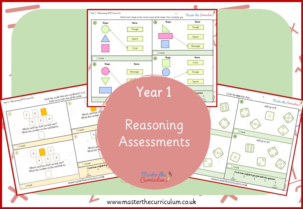 Cover of Year 1 Reasoning Assessments