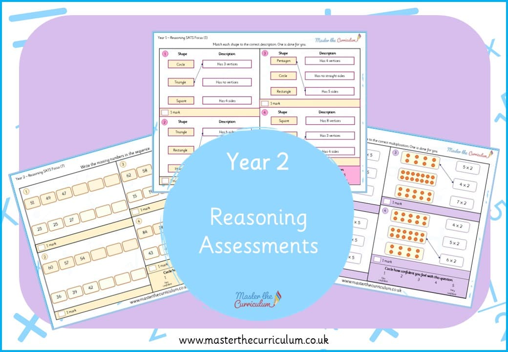 Cover of Year 2 Reasoning Assessments