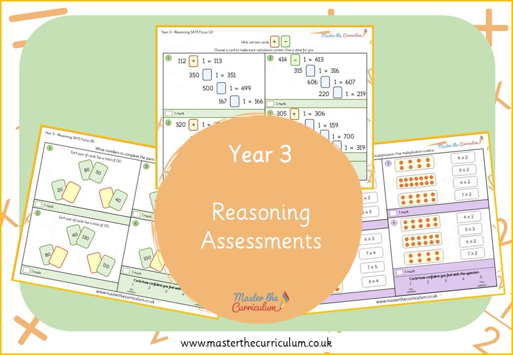 Cover of Year 3 Reasoning Assessments