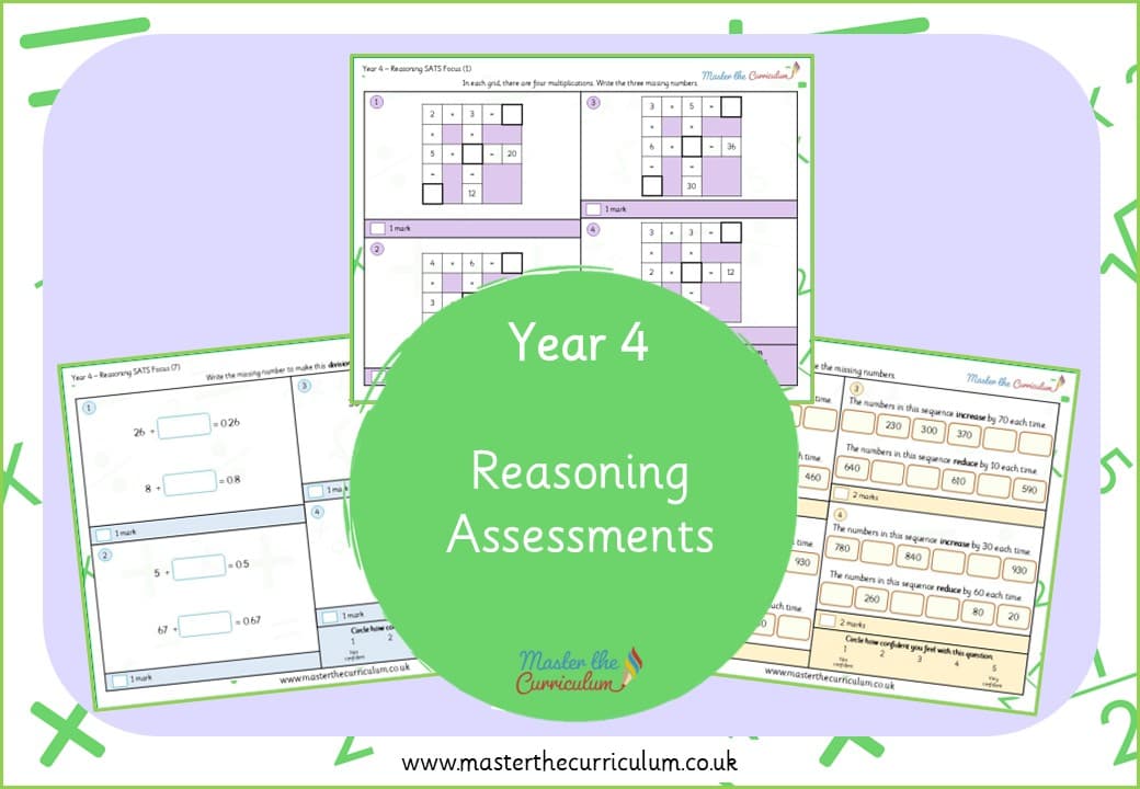 Cover of Year 4 Reasoning Assessments