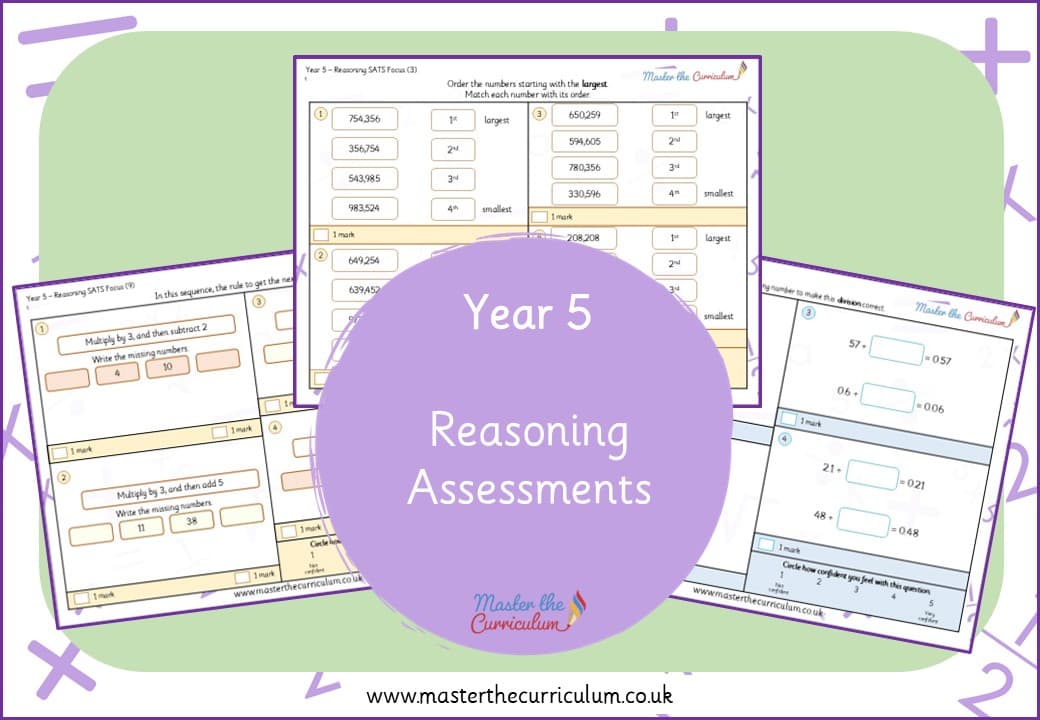 Cover of Year 5 Reasoning Assessments