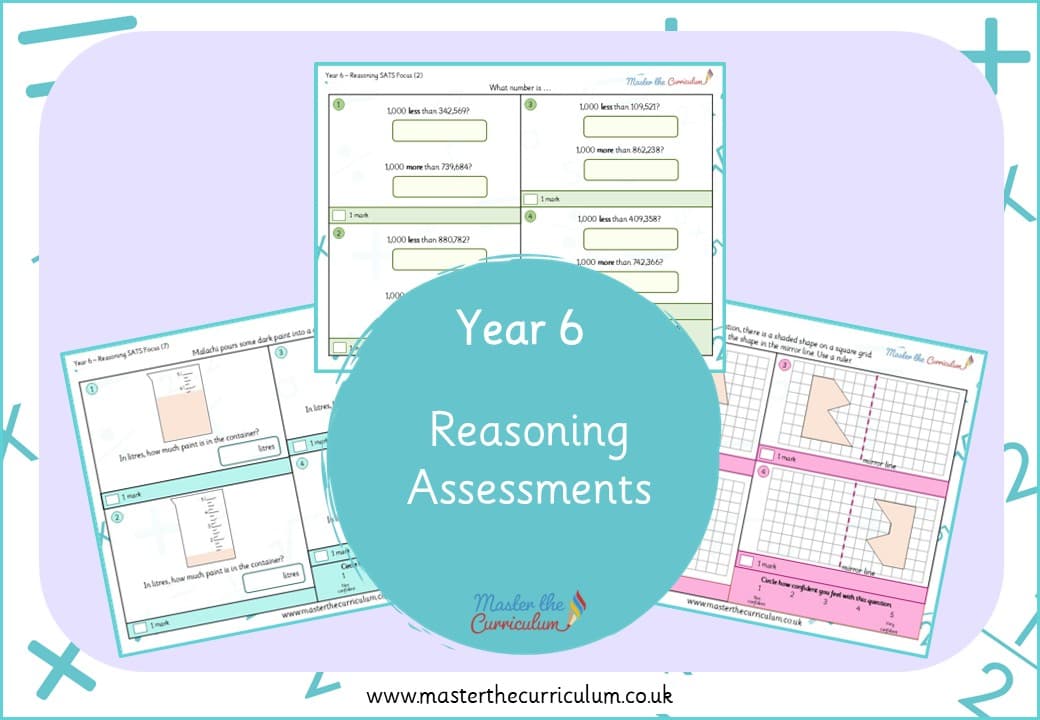 Cover of Year 6 Reasoning Assessments