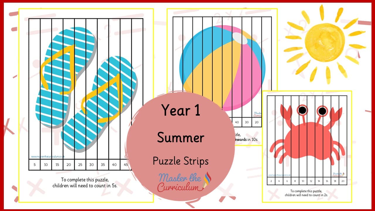 Cover of Summer Puzzle Strips