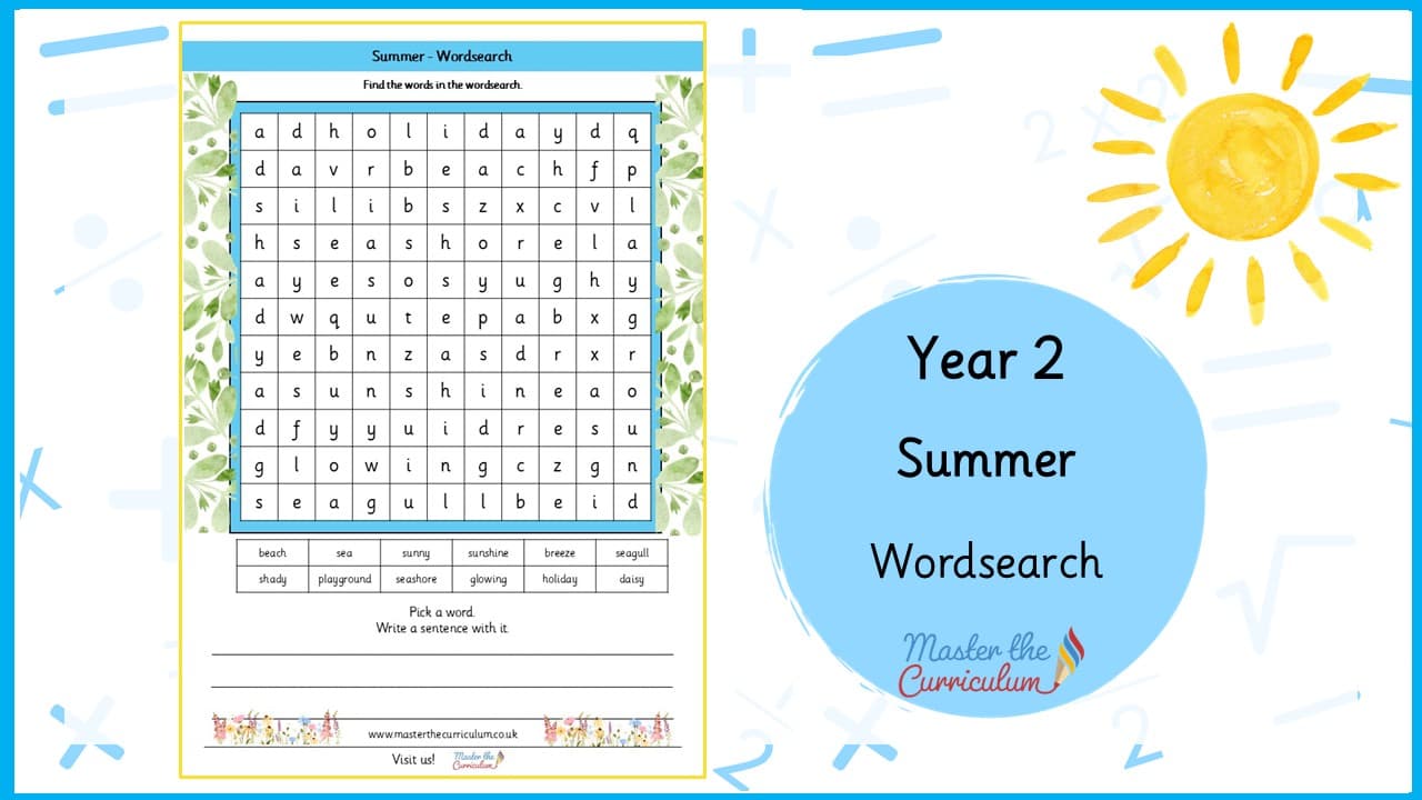 Cover of Summer Wordsearch