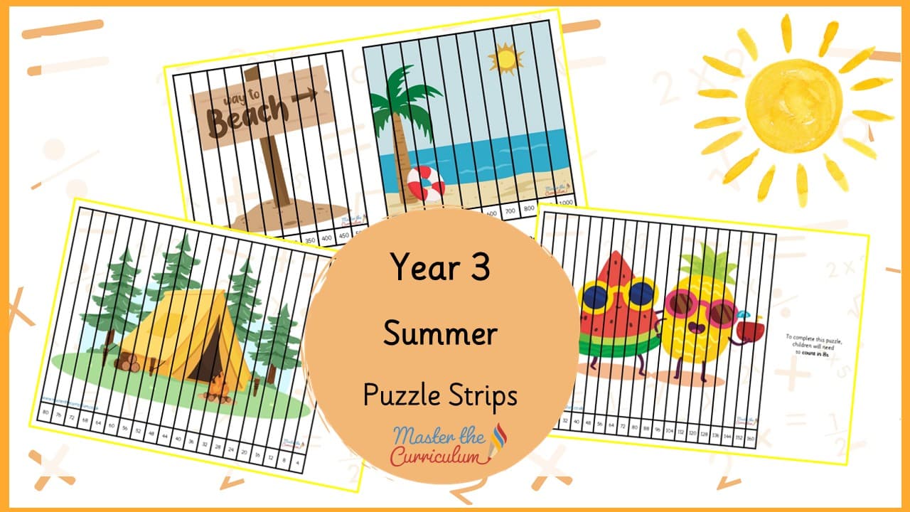 Cover of Summer Puzzle Strips