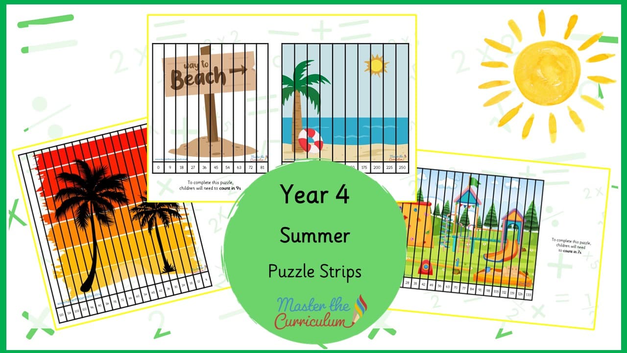 Cover of Summer Puzzle Strips