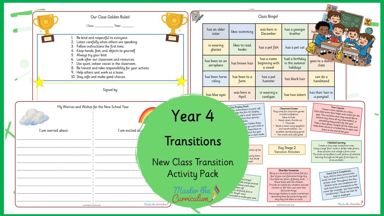 Cover of Class Transitions Activity Pack