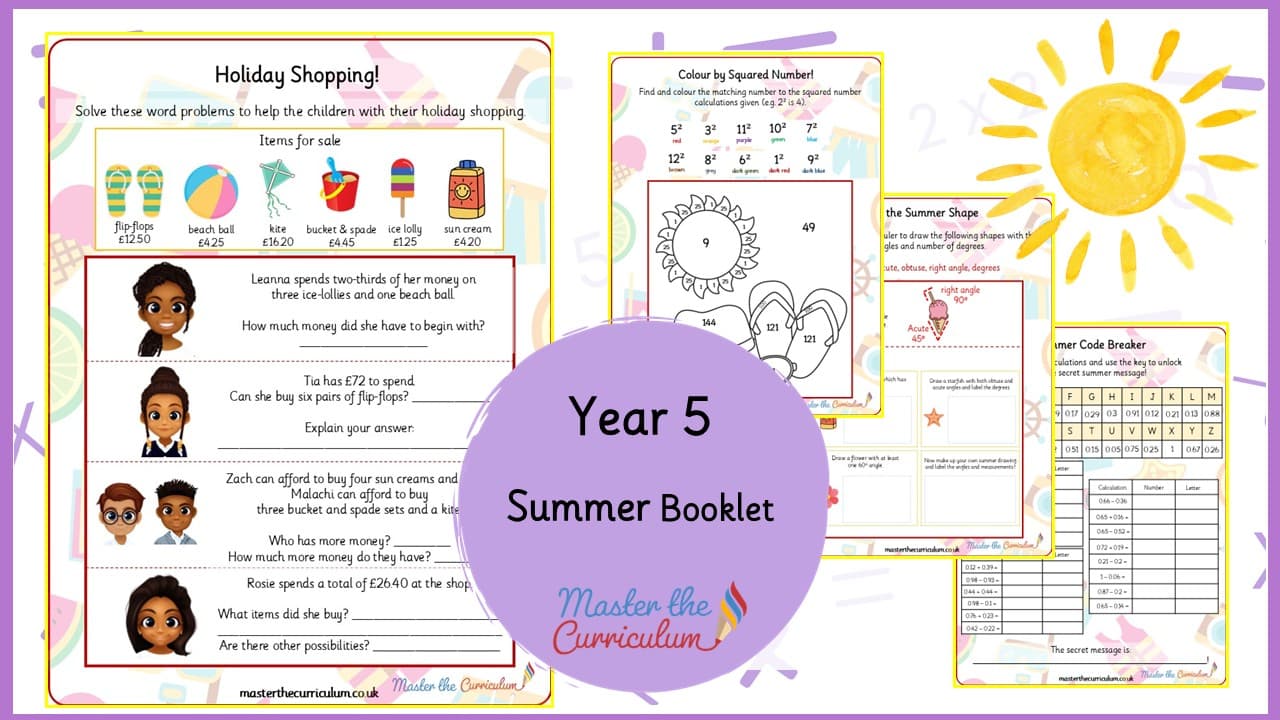Cover of Summer Booklet
