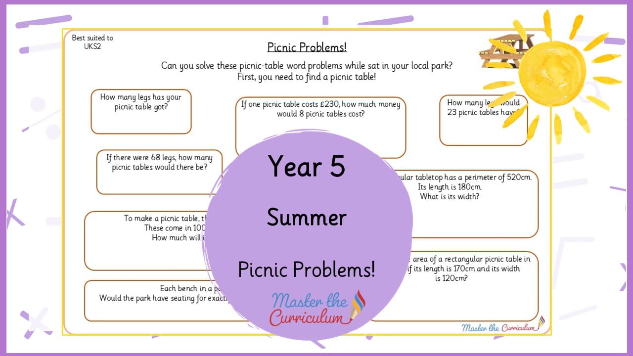 Cover of Summer Picnic Problems
