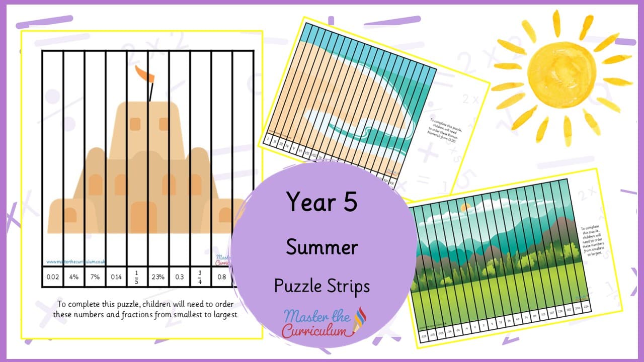 Cover of Summer Puzzle Strips