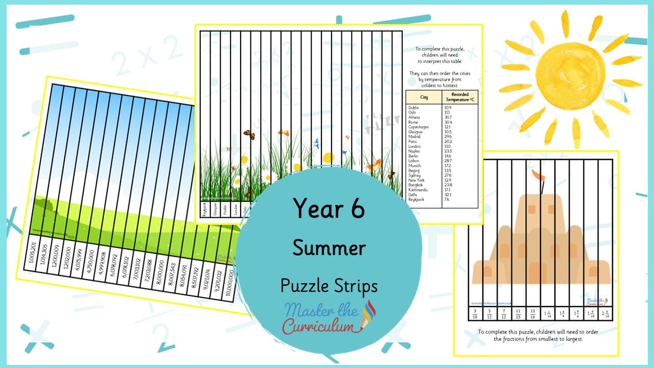 Cover of Summer Puzzle Strips