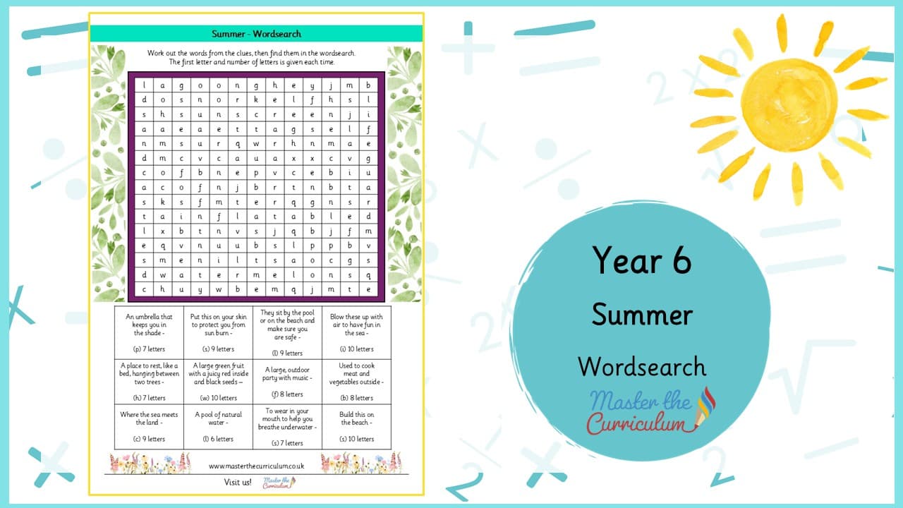 Cover of Summer Wordsearch