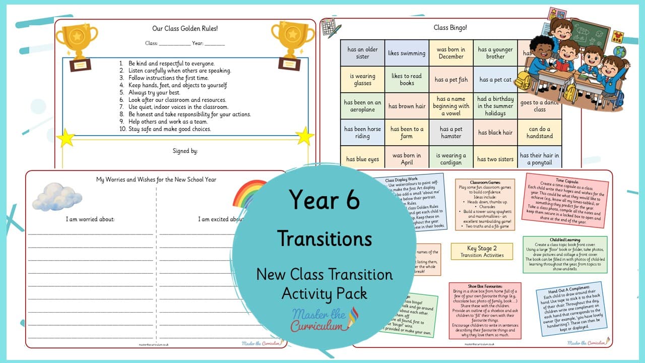 Cover of Class Transitions Activity Pack