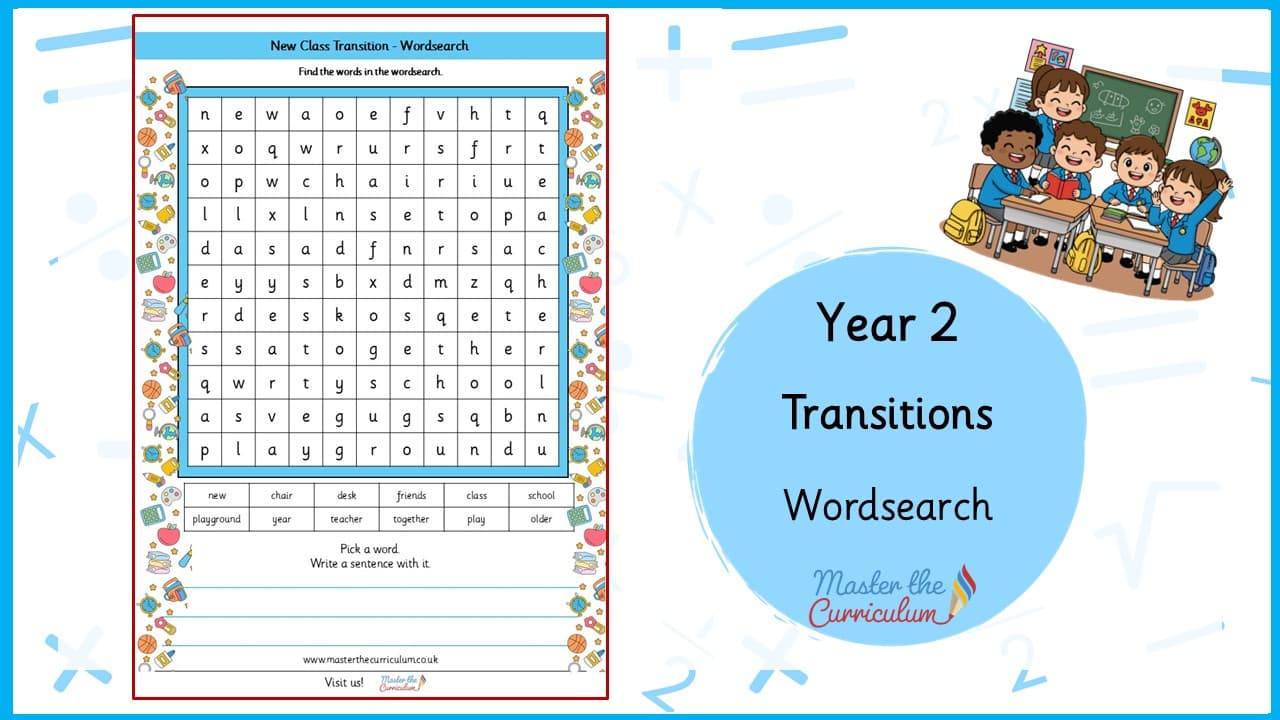 Cover of Class Transitions Wordsearch